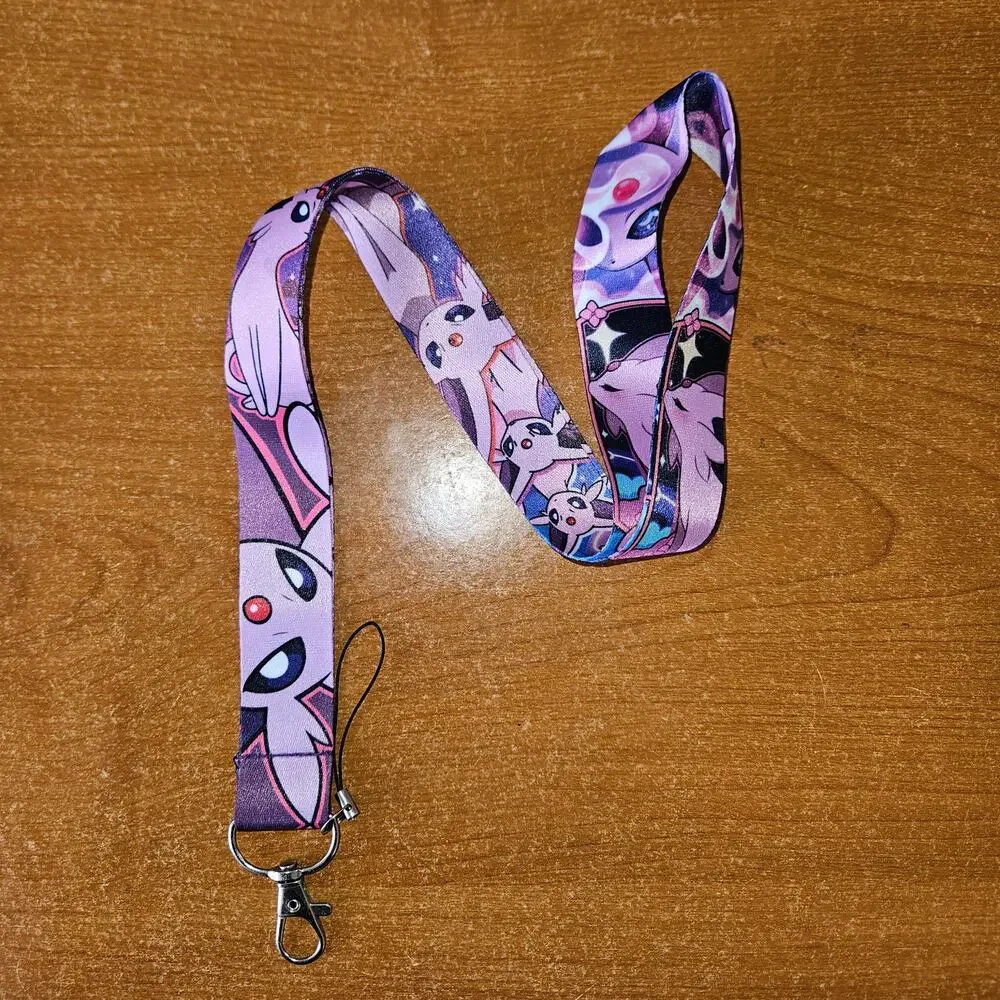 Pokémon Espeon Lanyard Psychic Elegance for Your Everyday Carry